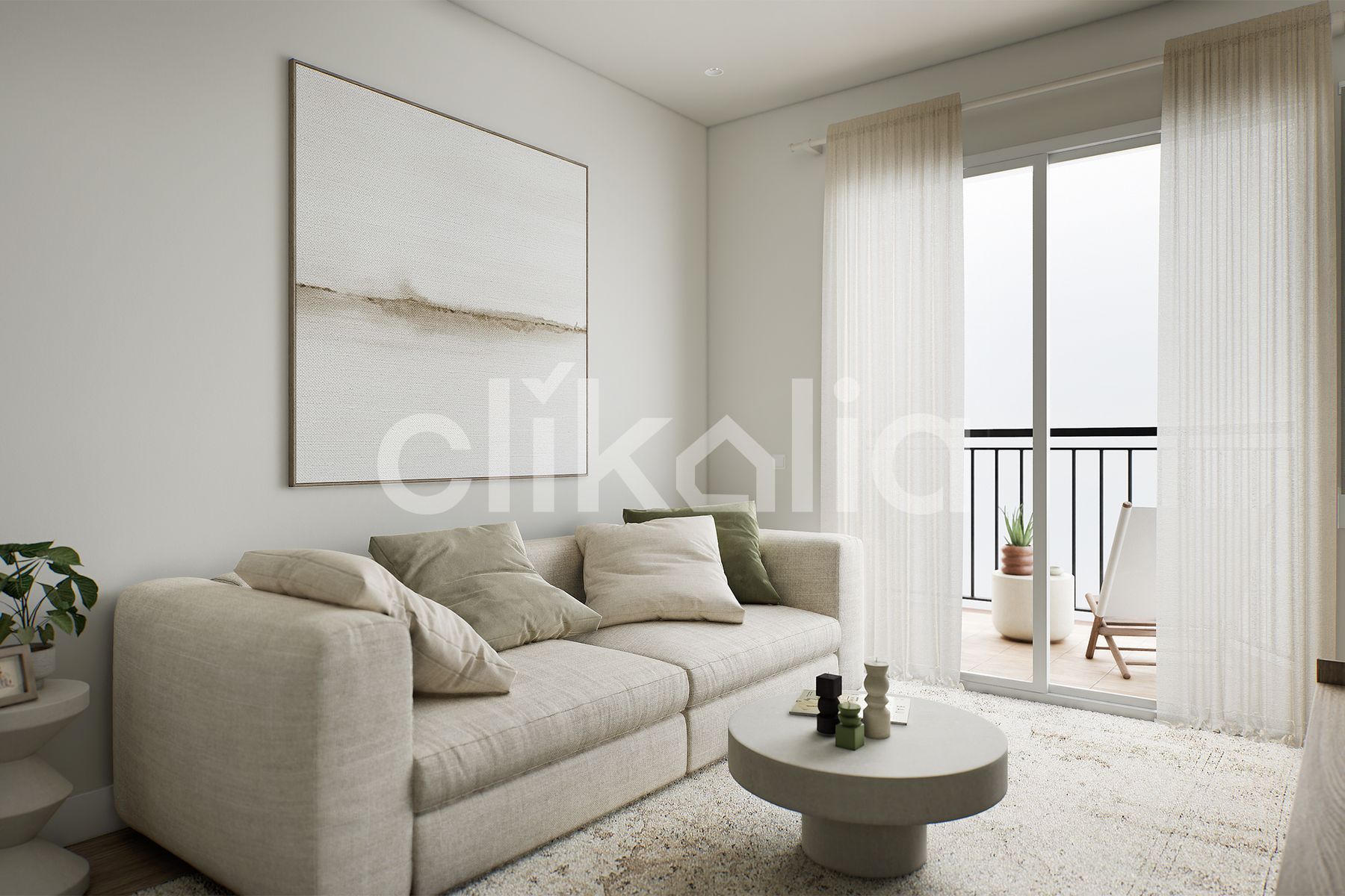 Living room of Flat for sale in  Barcelona Capital  with Air Conditioner, Heating and Terrace