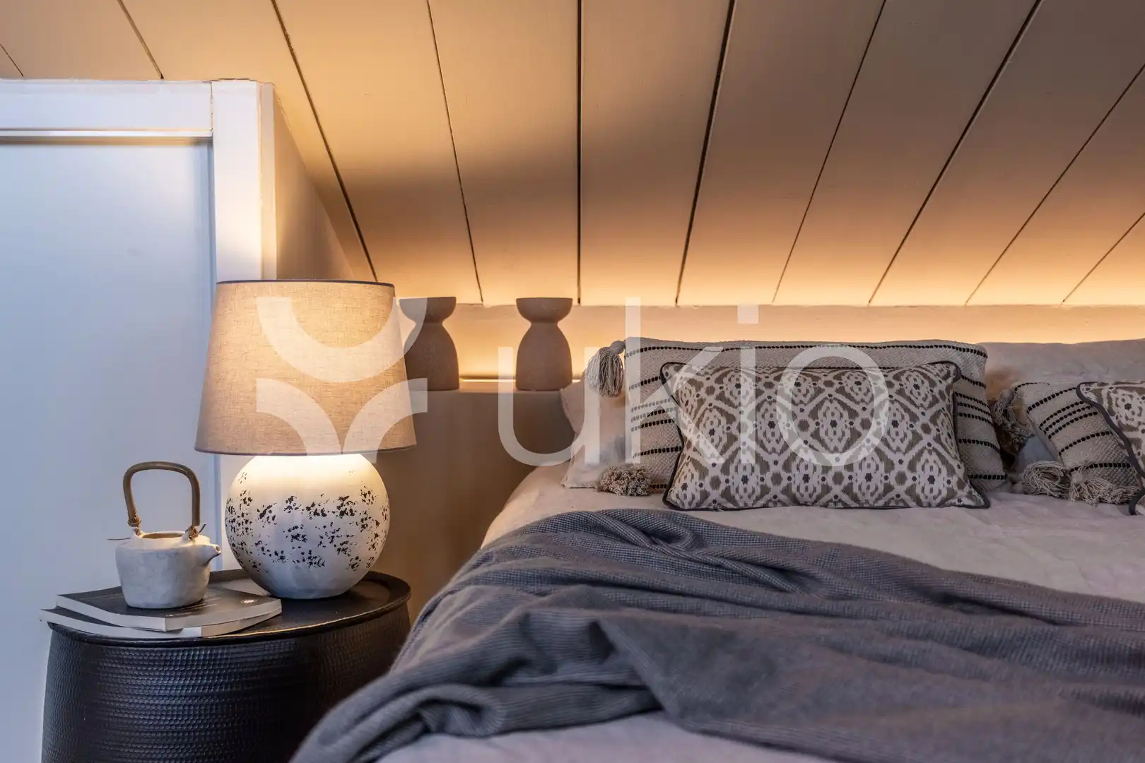 Habitación de Apartamento de alquiler en Madrid con Aire acondicionado, Calefacción y Terraza