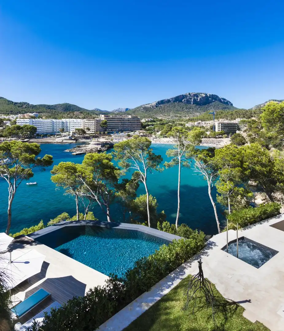 Swimming pool of Houses for rent in Andratx  with Air Conditioner, Heating and Private garden