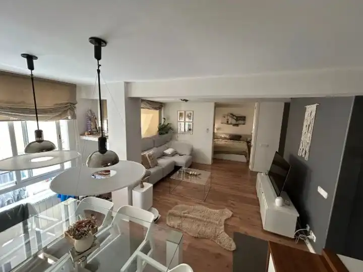 Sala d'estar de Pis en venda en Valencia amb Aire condicionat, Calefacció i Moblat