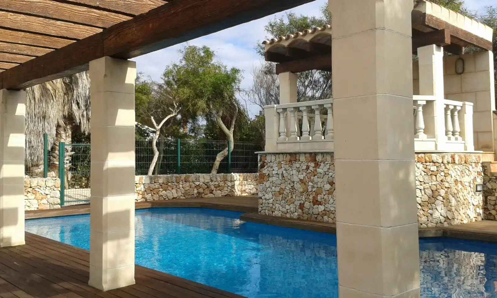 Swimming pool of Houses for sale in Sant Lluís  with Air Conditioner, Private garden and Terrace