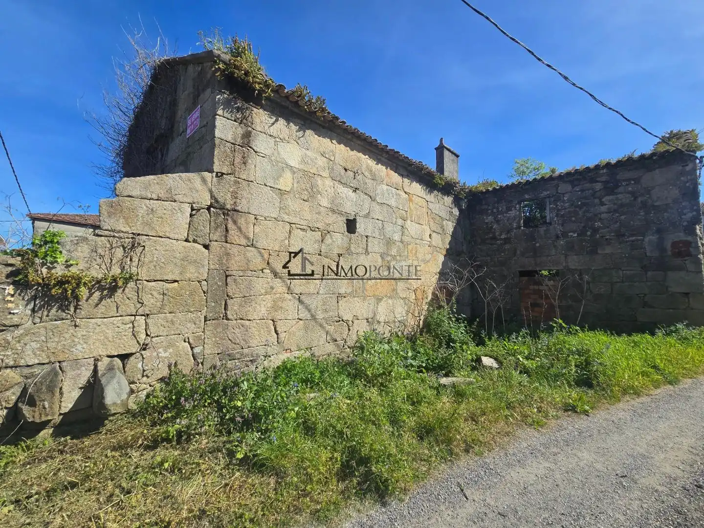 Vista exterior de Casa o xalet en venda en Pontevedra Capital  amb Jardí privat