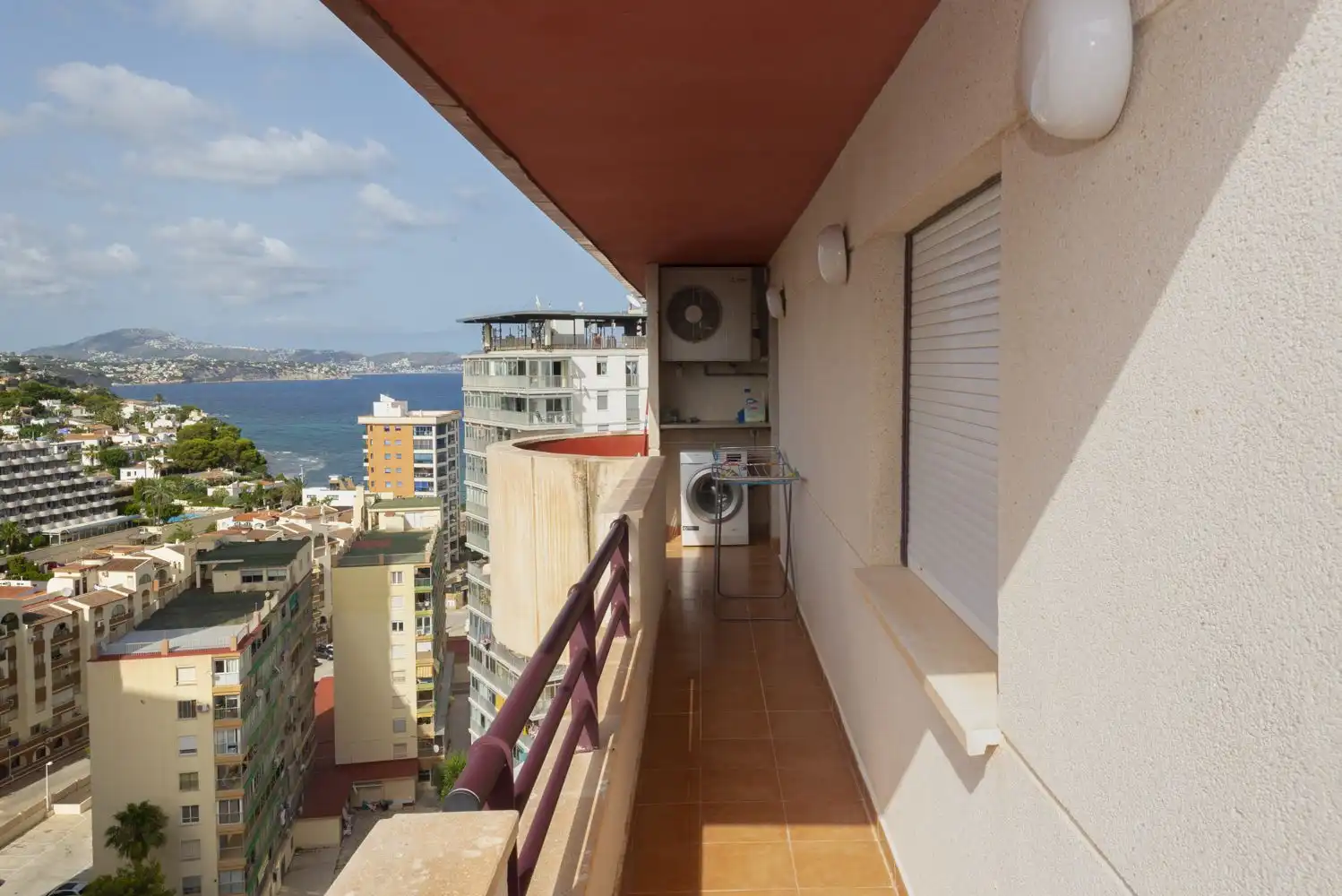 Bedroom of Apartments for sale in Calpe / Calp  with Air Conditioner, Terrace and Community pool