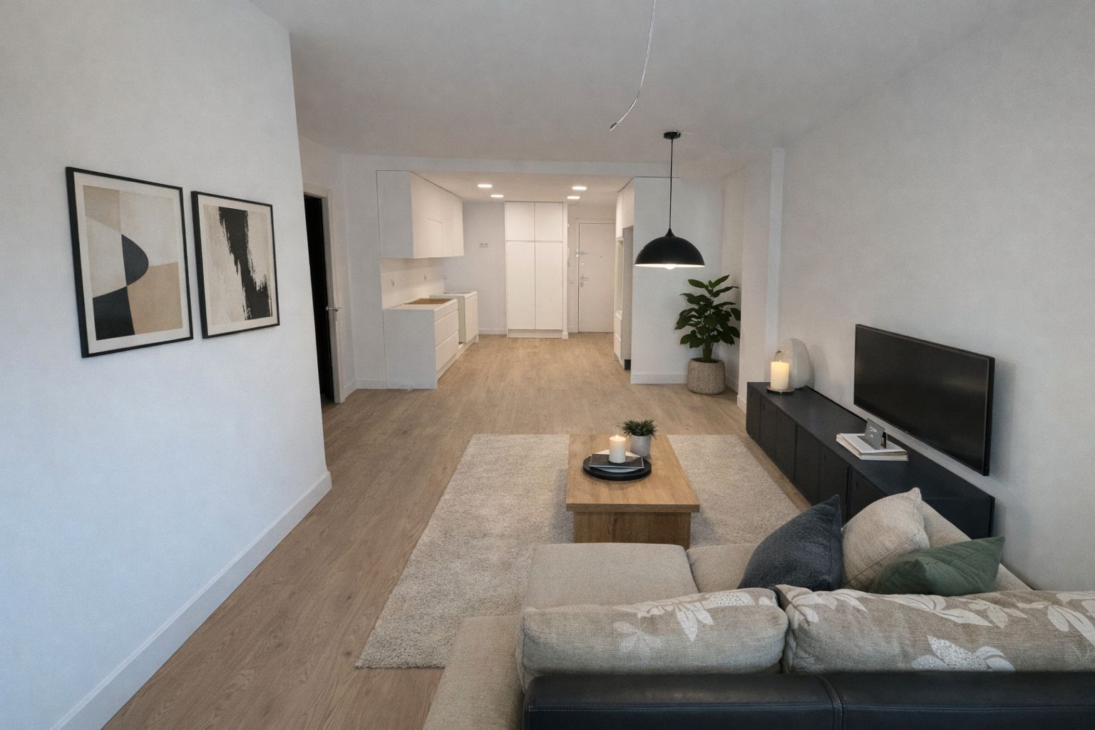 Sala de estar de Piso en venta en Parla con Terraza