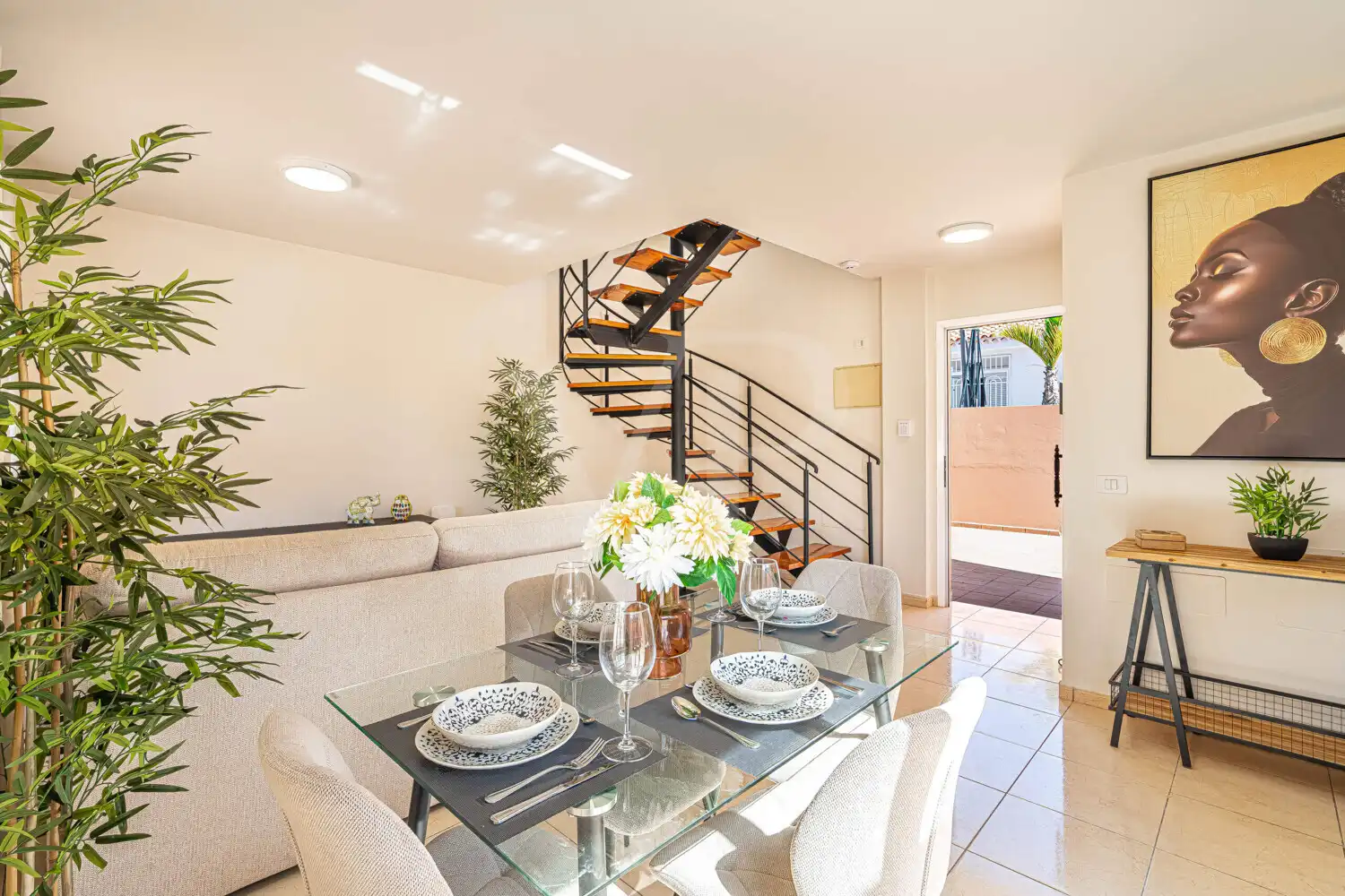 Comedor de Casa adosada en venta en Arona con Terraza y Piscina comunitaria