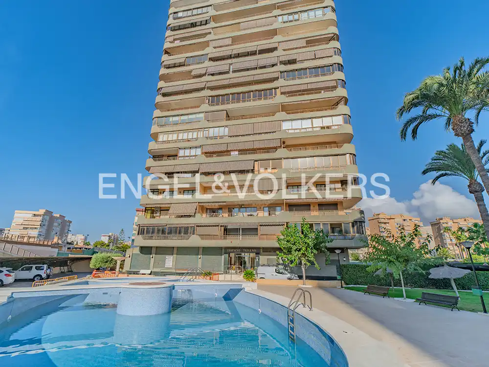Exterior view of Flat for sale in Alicante / Alacant  with Heating, Terrace and Community pool