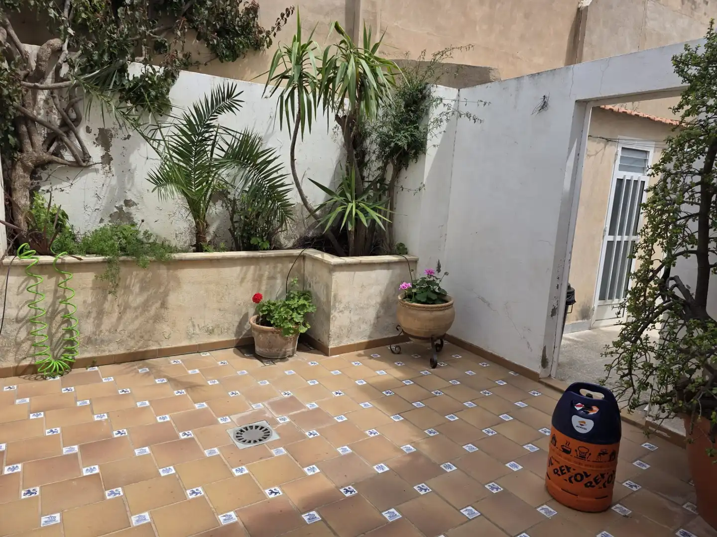 Terrasse von Einfamilien-Reihenhaus zur Miete in San Javier mit Klimaanlage, Möbliert und Ofen