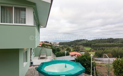 Swimming pool of House or chalet for sale in A Coruña Capital   with Heating, Private garden and Parquet flooring