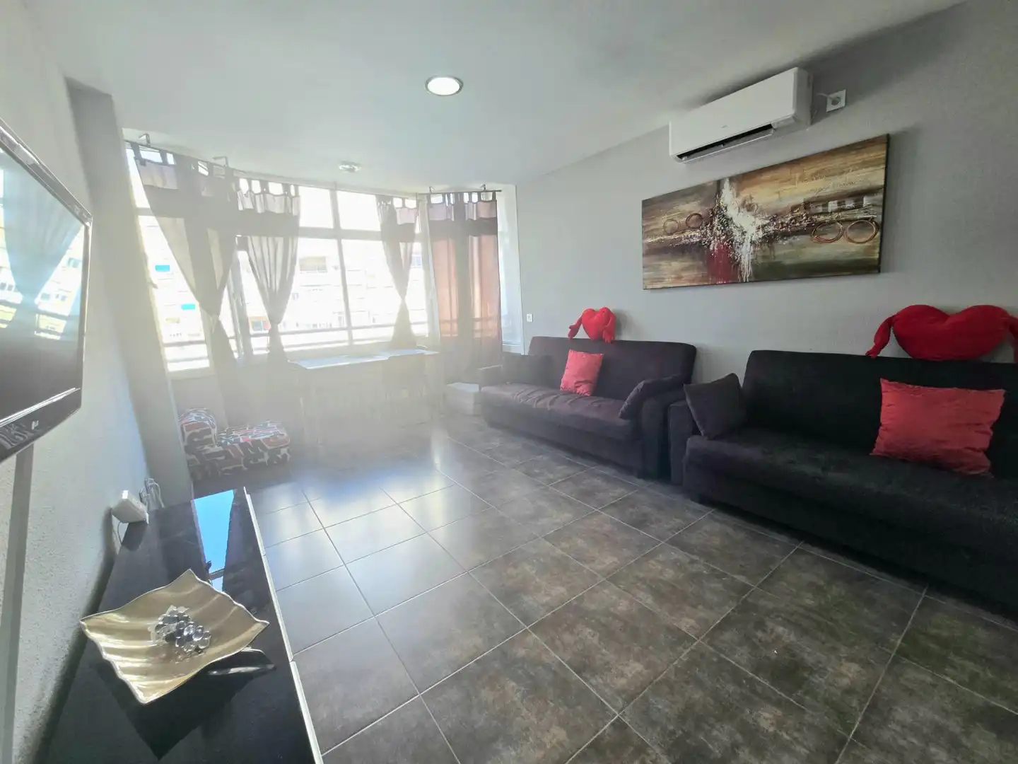 Living room of Study for sale in Torremolinos  with Air Conditioner, Terrace and Furnished