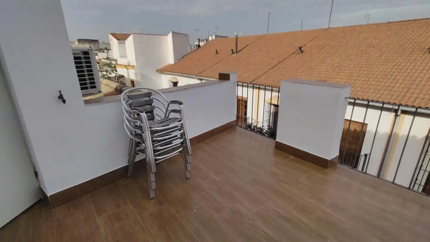 Terrasse von Dachboden zur Miete in Córdoba mit Klimaanlage, Terrasse und Möbliert