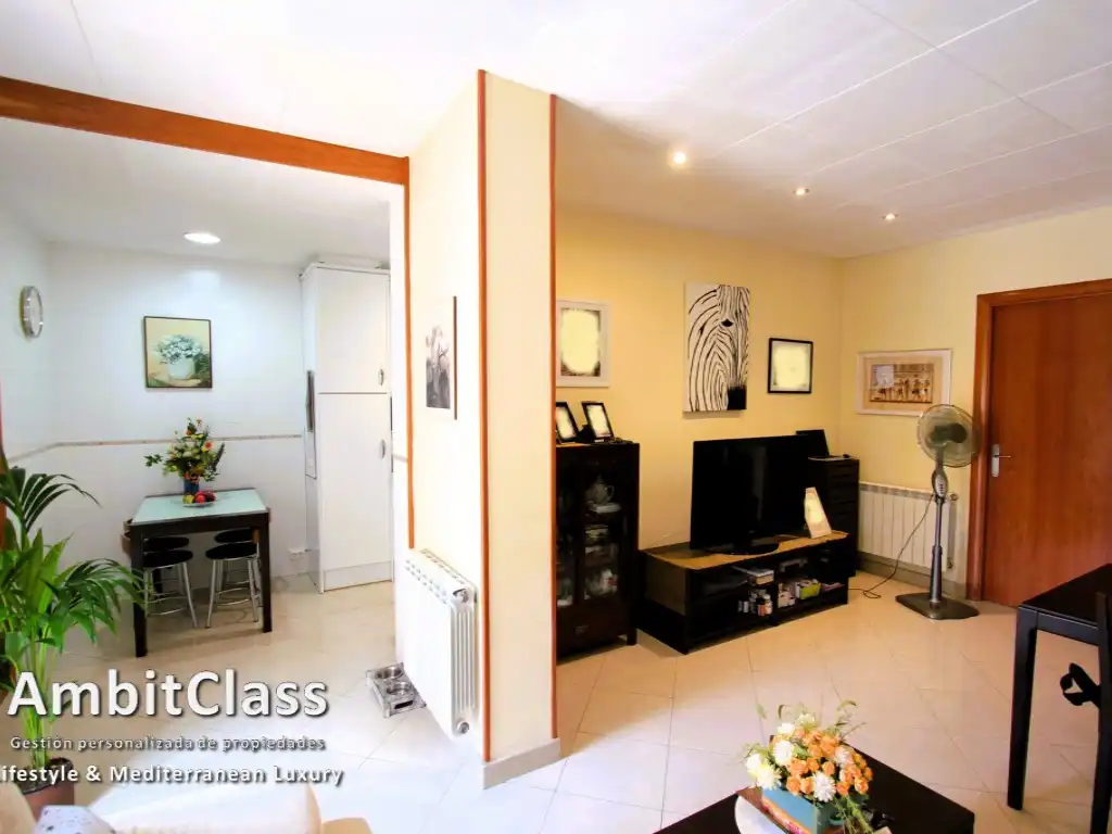 Sala de estar de Piso en venta en Mataró con Aire acondicionado, Terraza y Internet