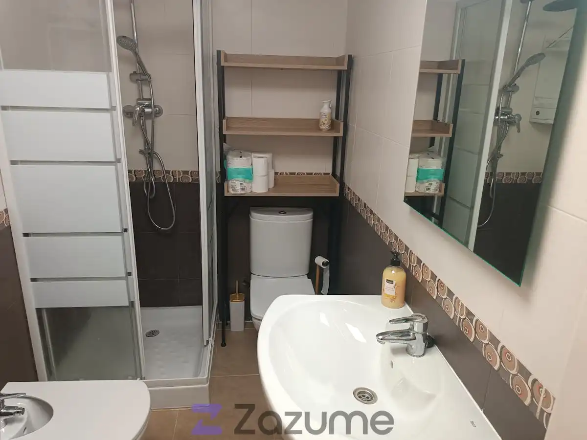 Bany de Apartament de lloguer en Torreblanca amb Moblat, Forn i Rentadora