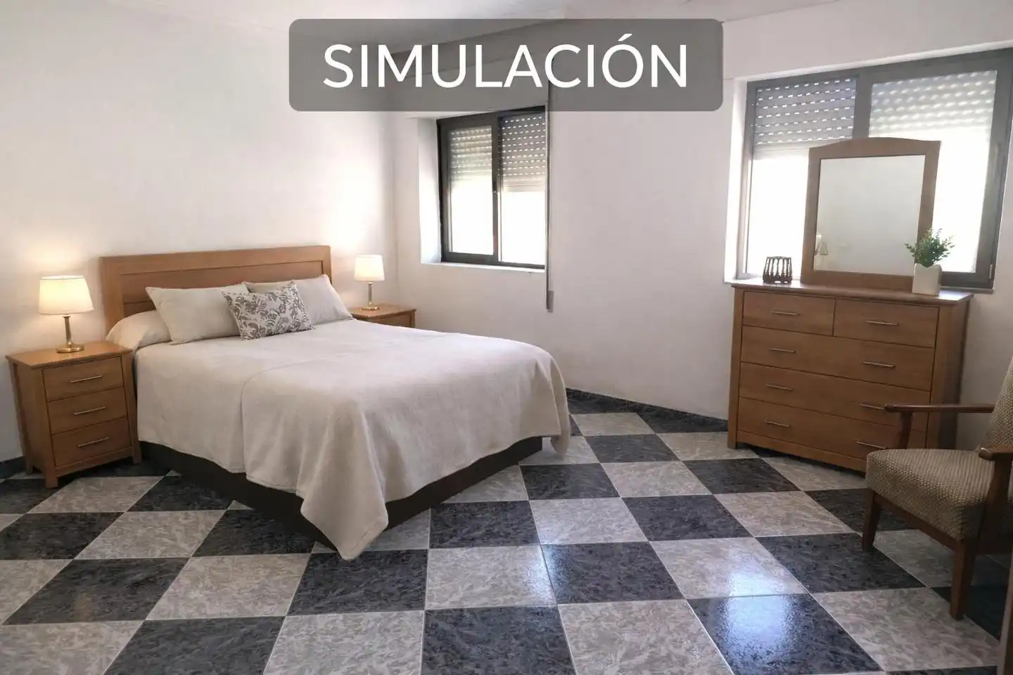 Schlafzimmer von Haus oder Chalet zum Verkauf in Oliva mit Terrasse und Abstellraum