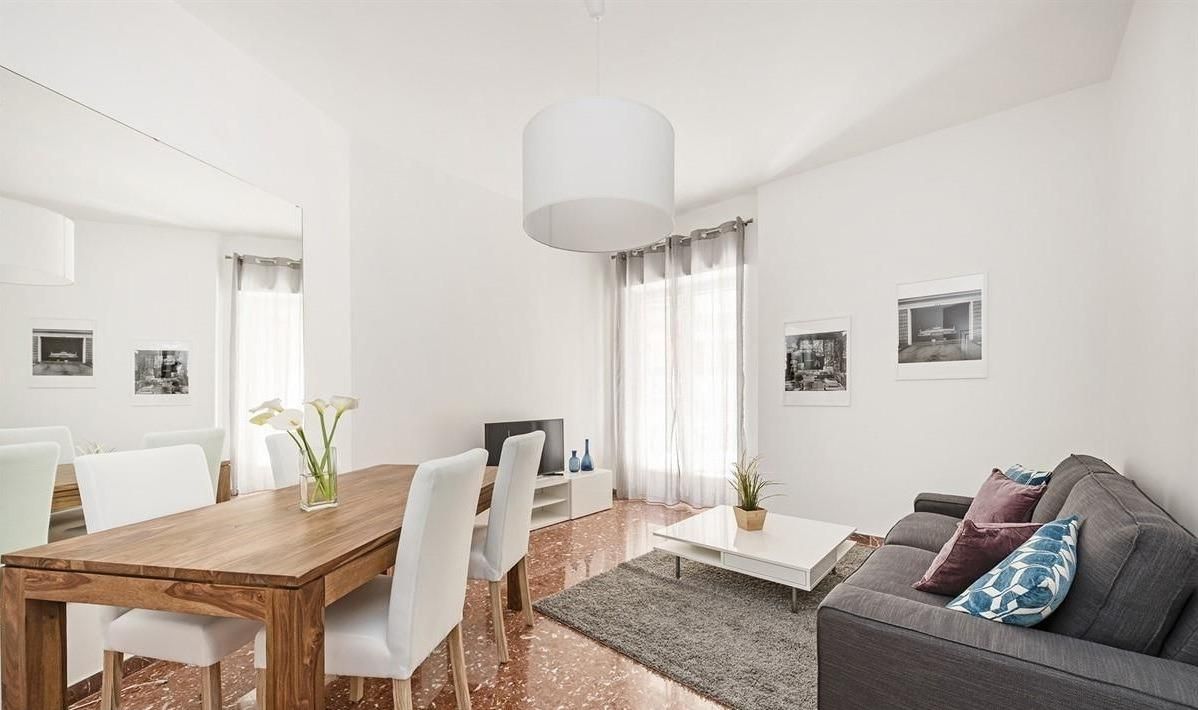 Living room of Flat to rent in Algete  with Air Conditioner, Heating and Parquet flooring