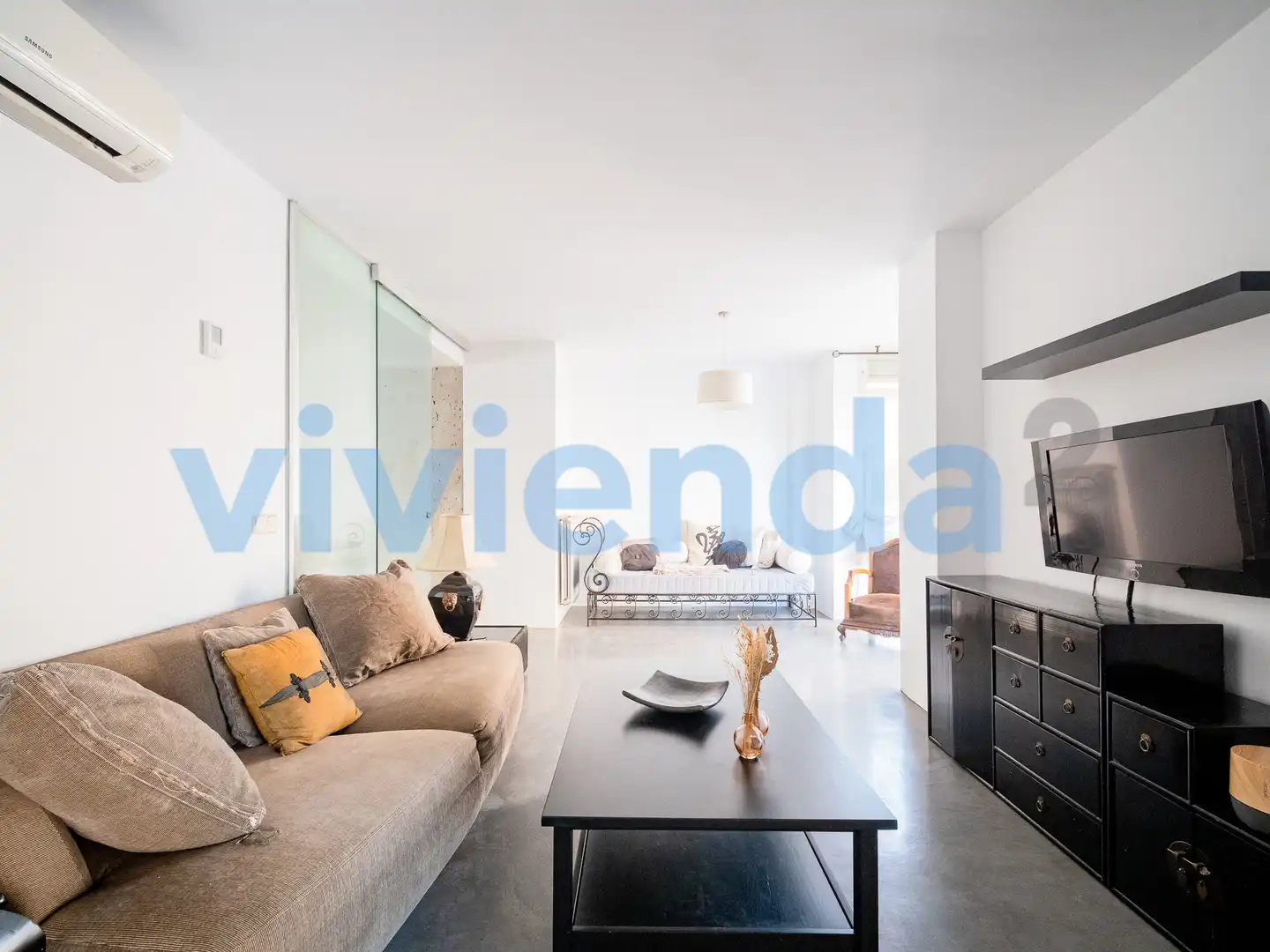 Sala de estar de Piso en venta en  Madrid Capital con Aire acondicionado, Calefacción y Trastero