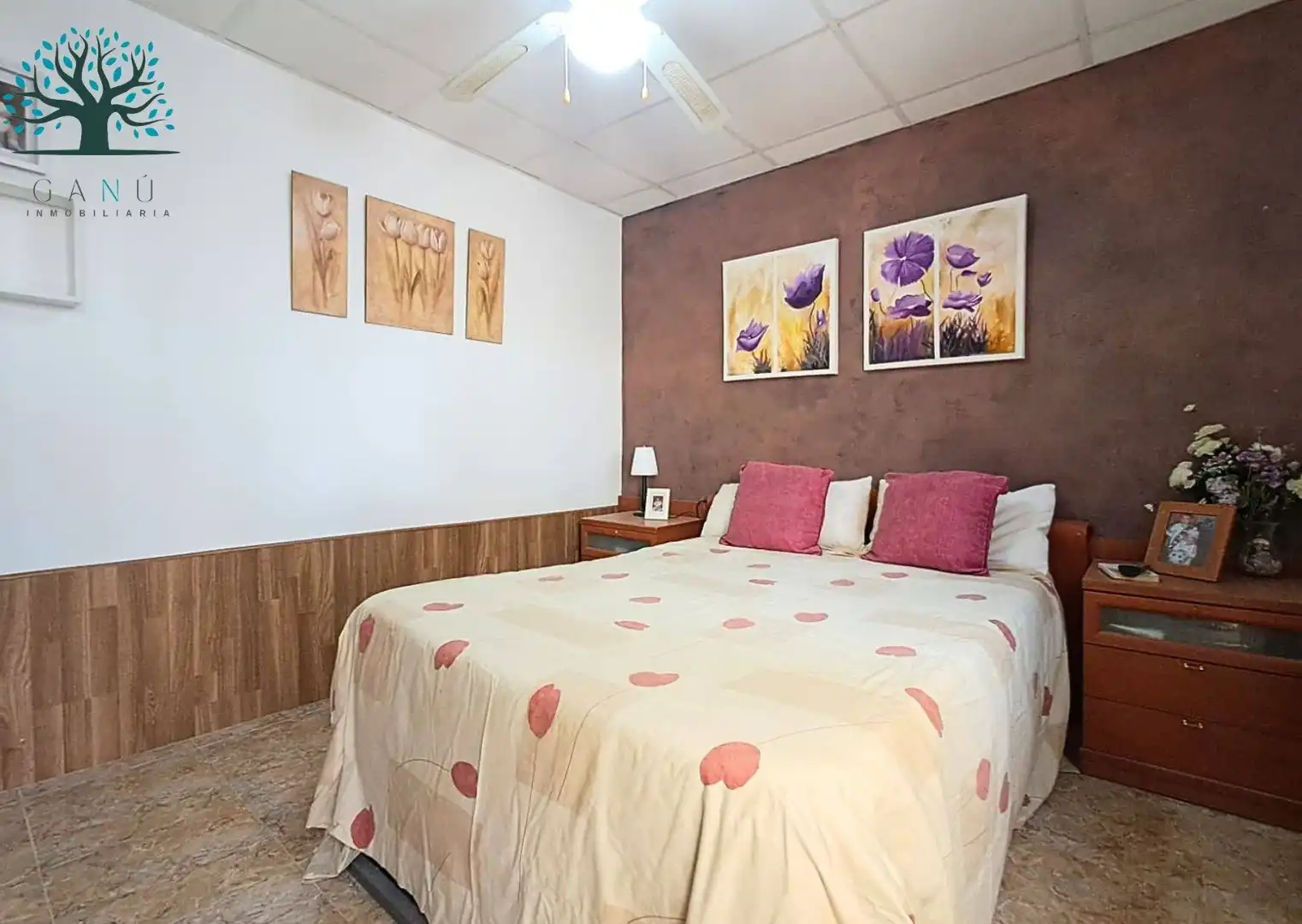 Schlafzimmer von Erdgeschoss zum Verkauf in Mazarrón mit Klimaanlage, Privatgarten und Terrasse
