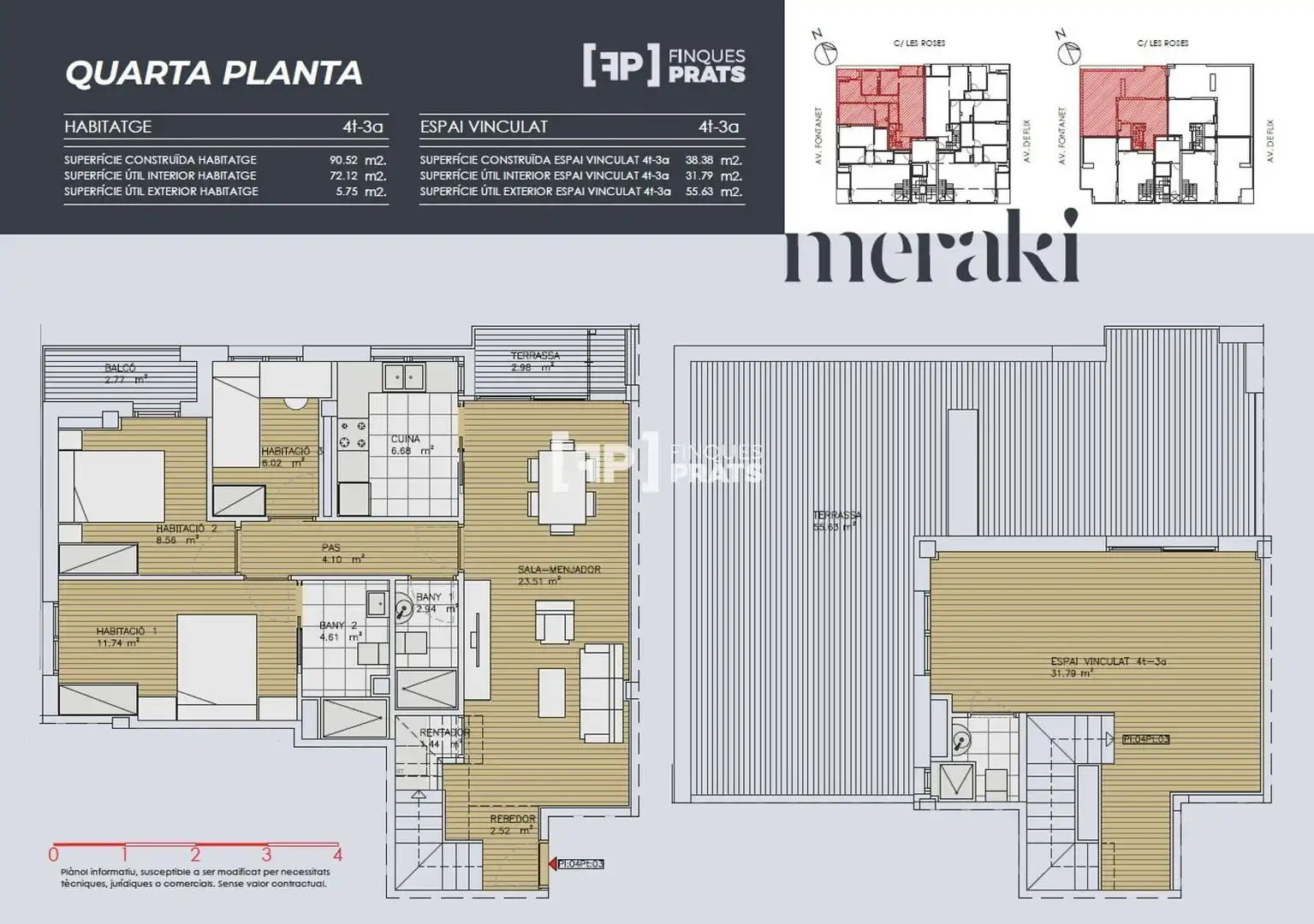 Maisonette mit Aufzug zum Verkauf in FLIX, imagen 2
