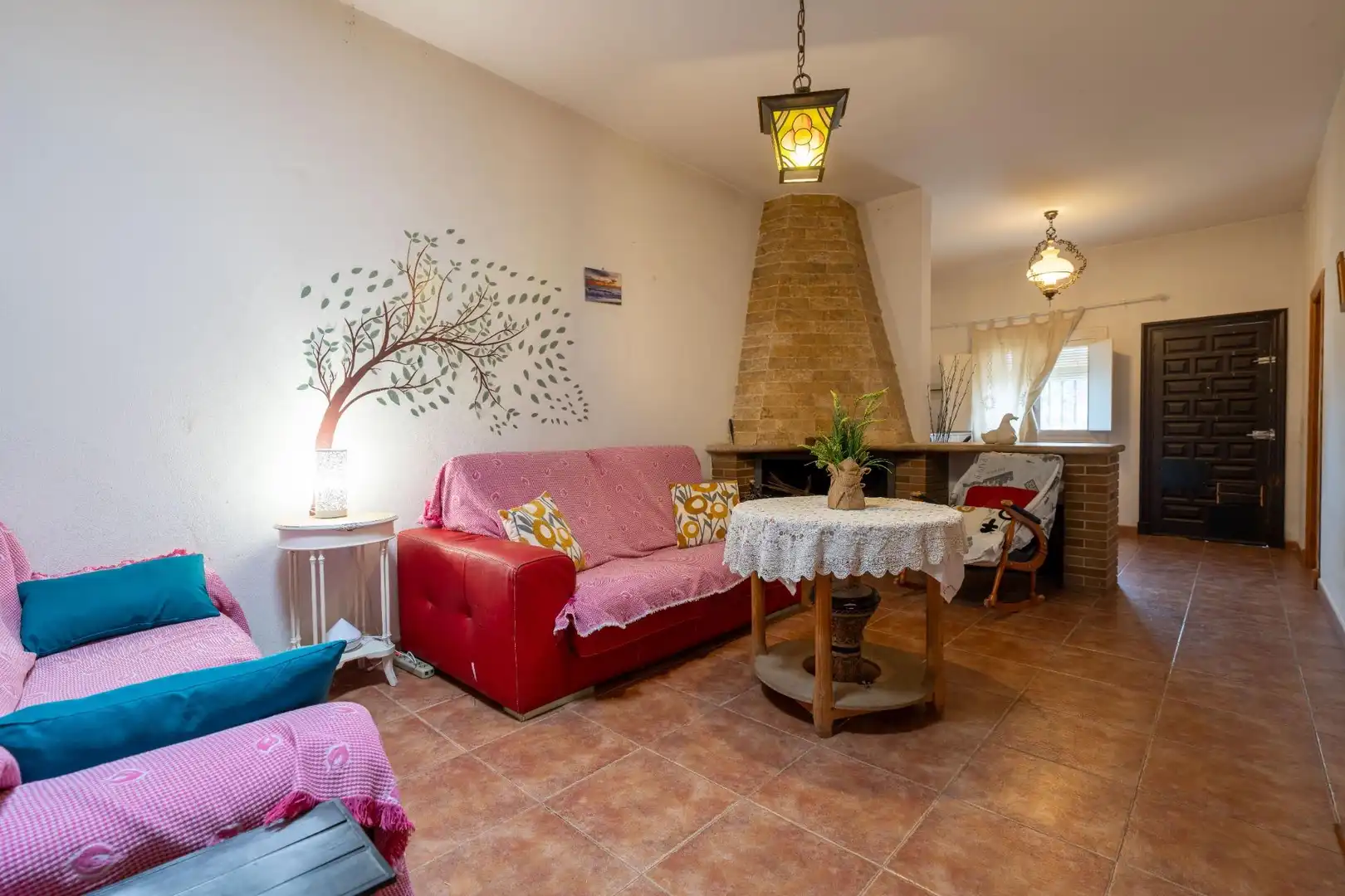 Sala de estar de Casa o chalet en venta en Alhama de Almería con Jardín privado y Terraza