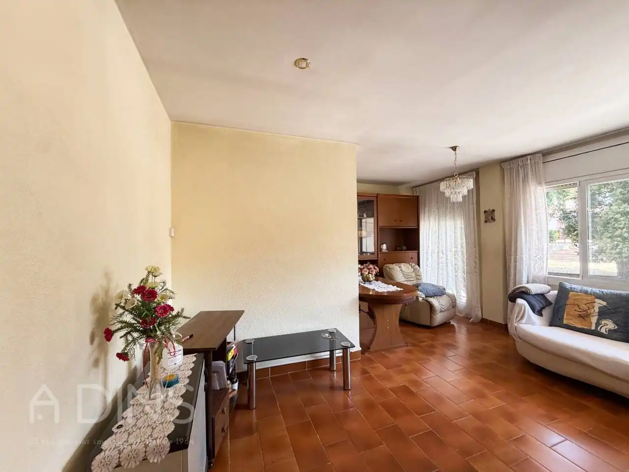 Sala d'estar de Pis en venda en Caldes de Montbui amb Calefacció i Terrassa