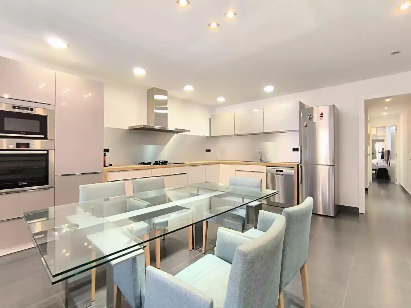 Kitchen of Flat for sale in Hostalric  with Air Conditioner, Heating and Terrace