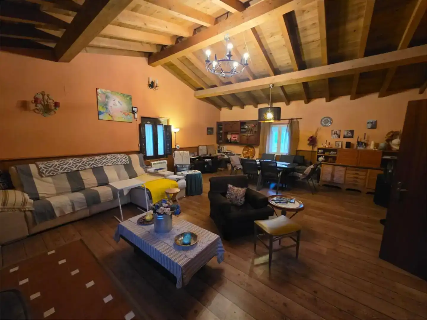 Sala d'estar de Pis en venda en Valdastillas amb Terrassa i Piscina
