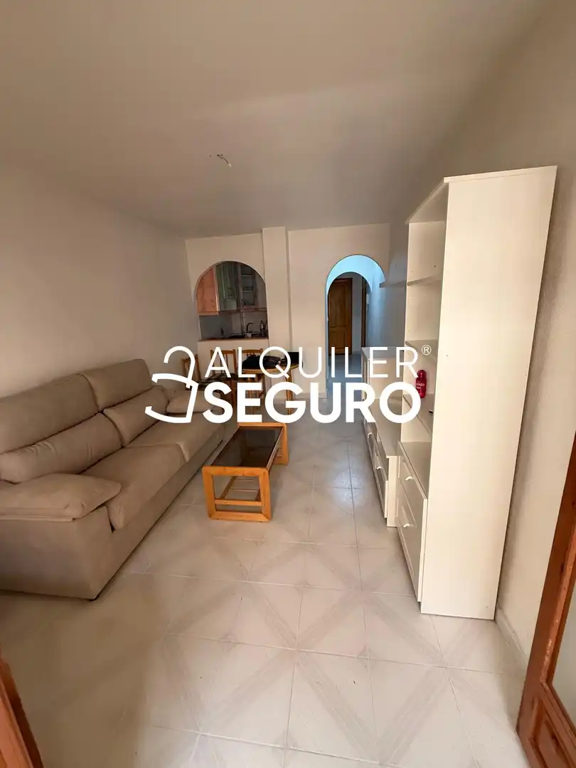 Sala d'estar de Estudi de lloguer en Torrevieja amb Aire condicionat, Calefacció i Terrassa