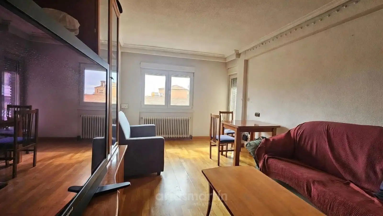 Sala de estar de Piso de alquiler en Salamanca con Calefacción, Terraza y Amueblado