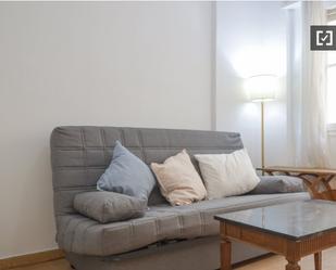 Living room of Flat to rent in  Madrid Capital  with Air Conditioner and Balcony