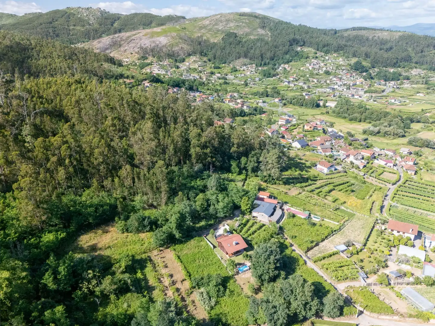 Vista exterior de Casa o chalet en venta en Salceda de Caselas con Calefacción, Jardín privado y Terraza