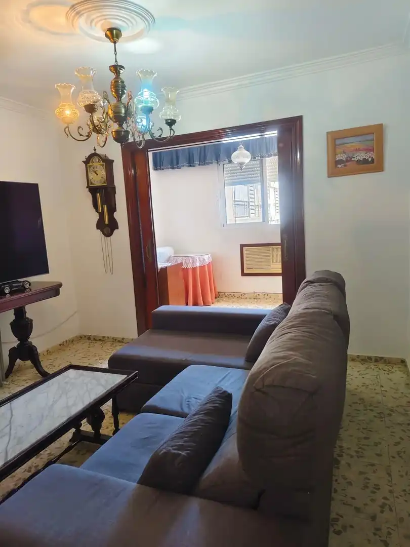 Living room of Flat for sale in Jerez de la Frontera  with Air Conditioner, Heating and Furnished