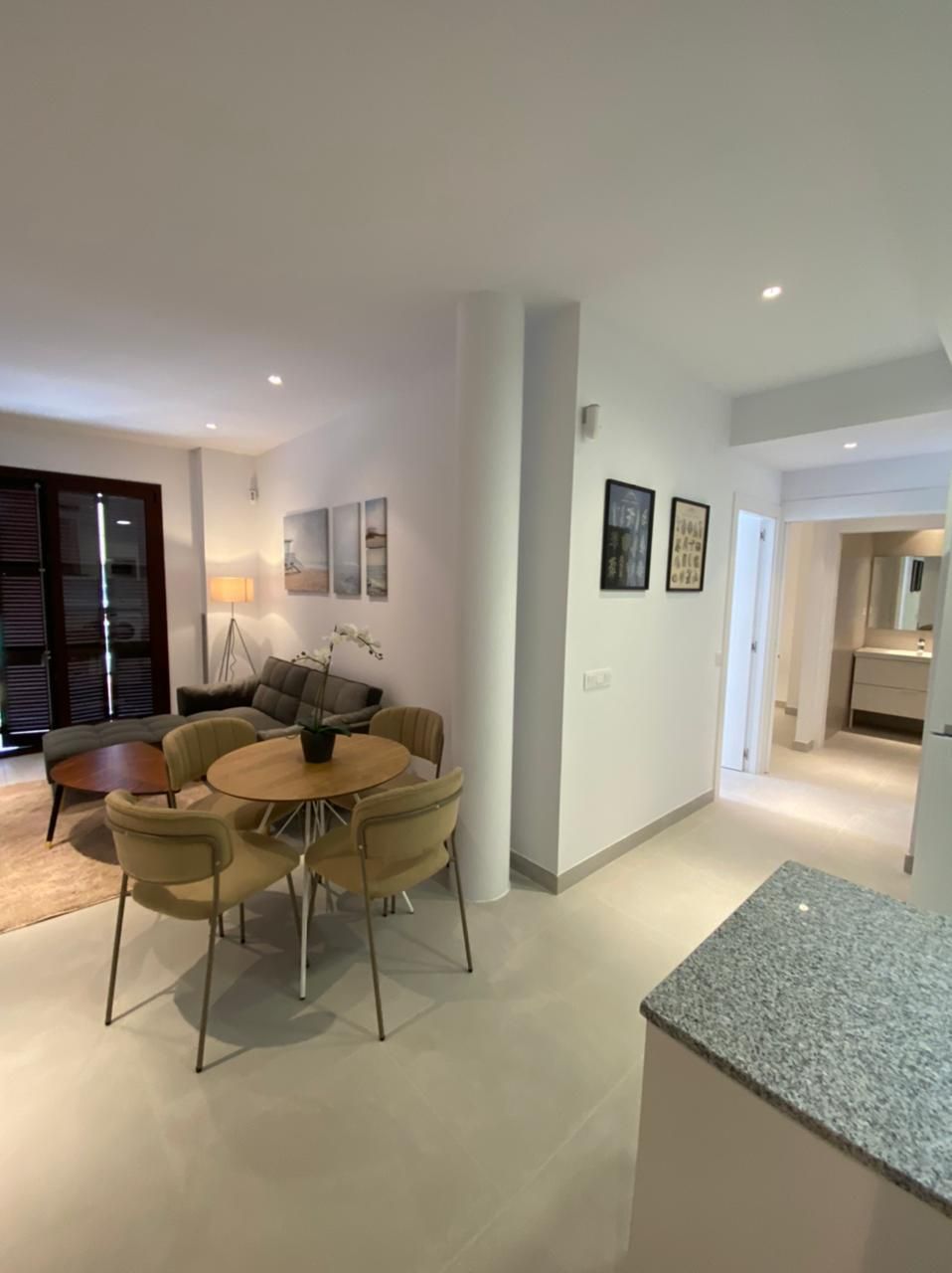 Living room of Flat to rent in  Barcelona Capital  with Air Conditioner, Heating and Terrace