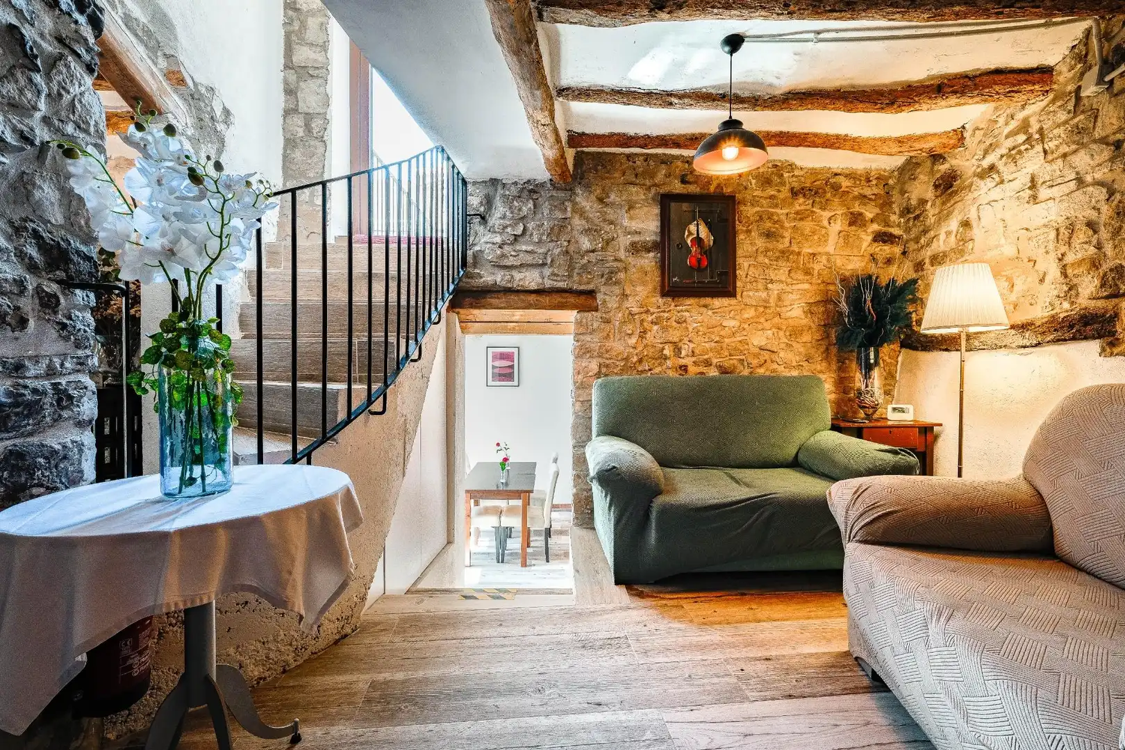 Sala d'estar de Casa o xalet en venda en Ribera d'Ondara amb Aire condicionat, Calefacció i Terrassa