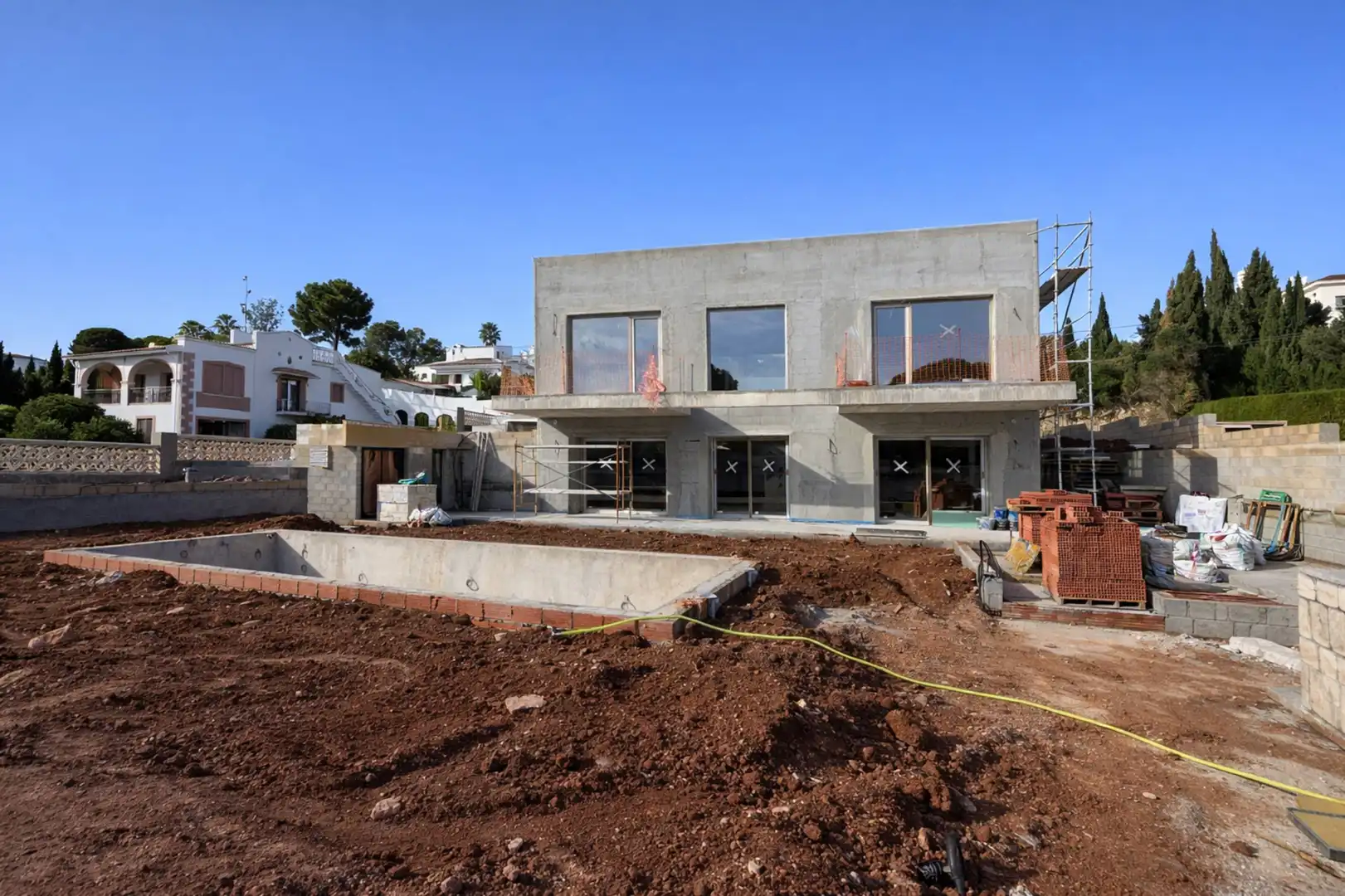 Exterior view of Houses for sale in Jávea / Xàbia  with Air Conditioner, Private garden and Terrace