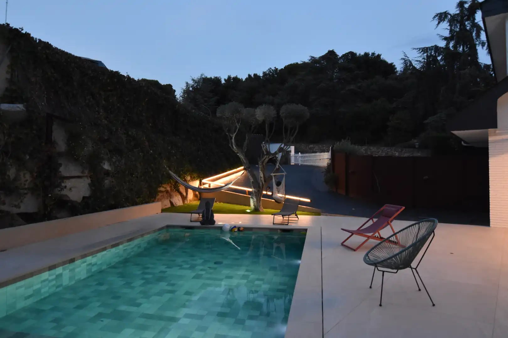 Piscina de Casa adosada en venda en Sant Vicenç de Montalt amb Calefacció, Jardí privat i Parquet