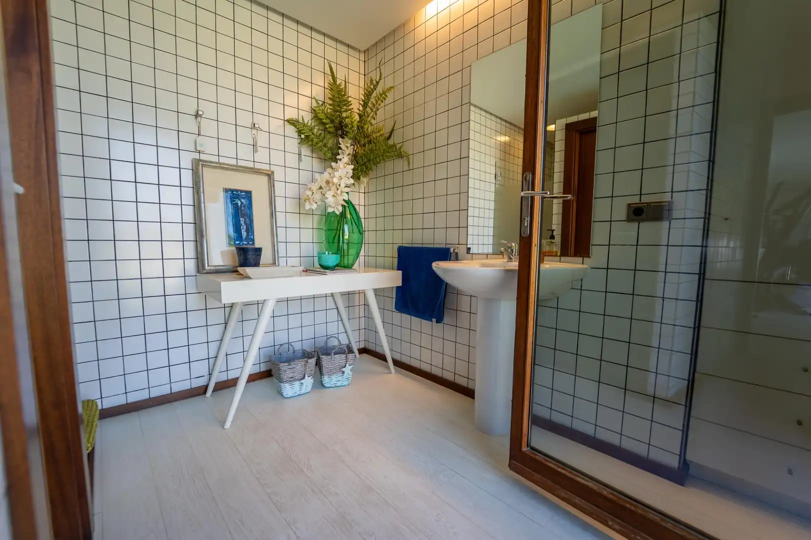 Bany de Casa o xalet en venda en Elche / Elx amb Aire condicionat, Jardí privat i Parquet