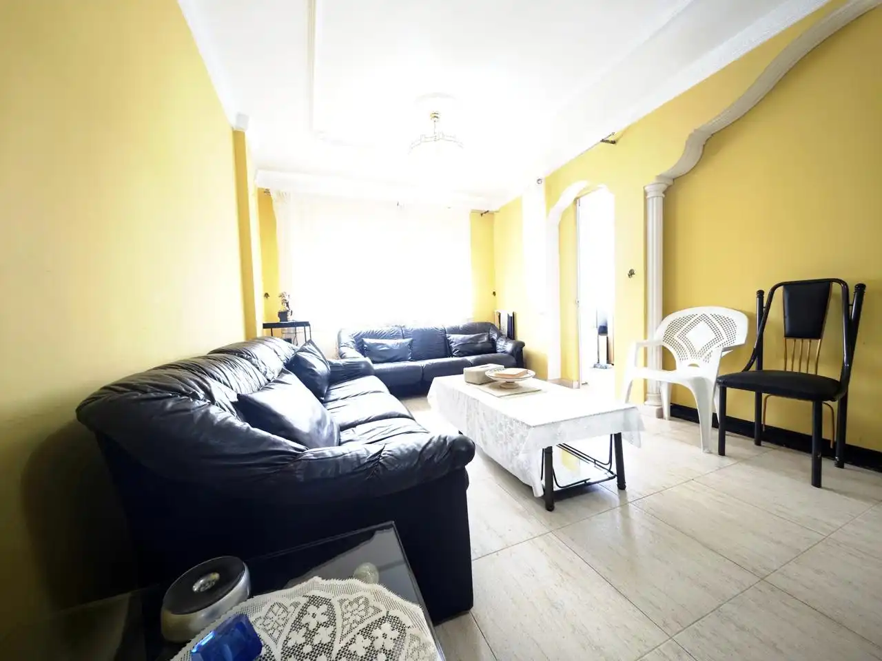 Wohnzimmer von Wohnung zur Miete in San Bartolomé de Tirajana mit Klimaanlage, Terrasse und Möbliert