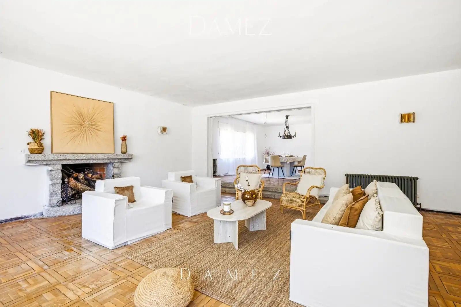Living room of Houses for sale in Villanueva de la Cañada  with Terrace, Storage room and Swimming Pool