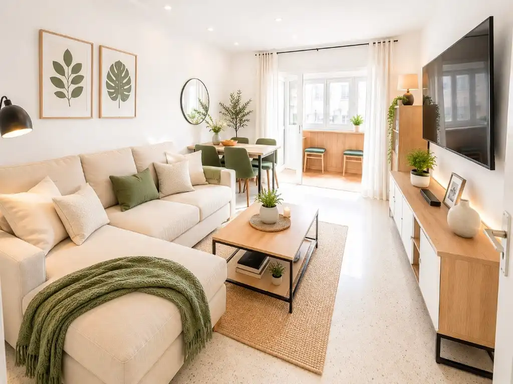Sala de estar de Piso en venta en Vilafranca del Penedès con Horno y Balcón