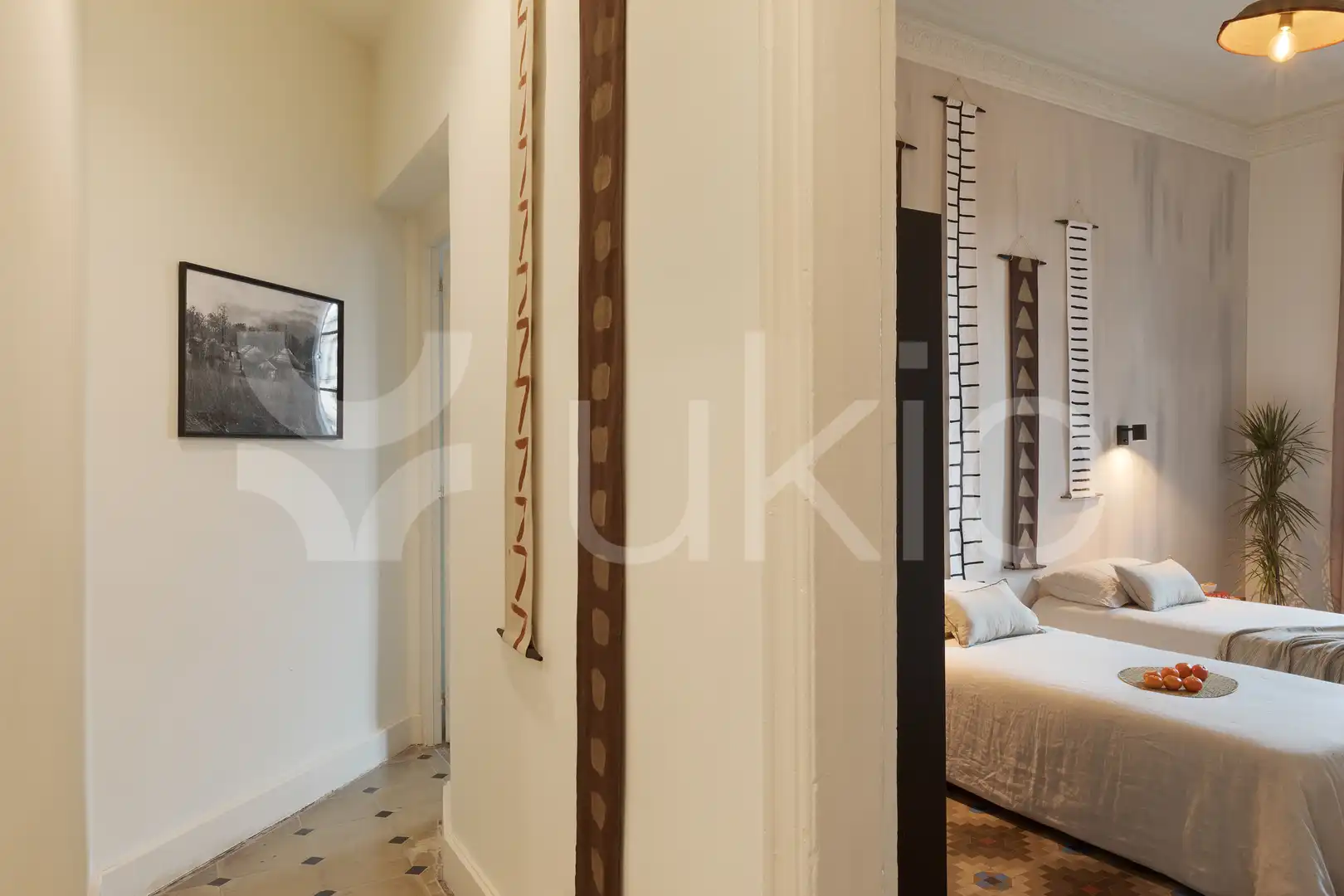 Habitación de Apartamento de alquiler en Barcelona con Aire acondicionado, Calefacción y Amueblado
