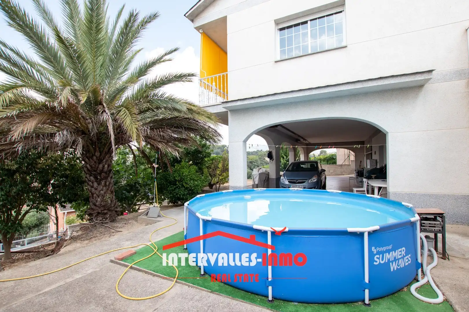 Piscina de Casa o xalet en venda en Lliçà d'Amunt amb Aire condicionat, Calefacció i Jardí privat