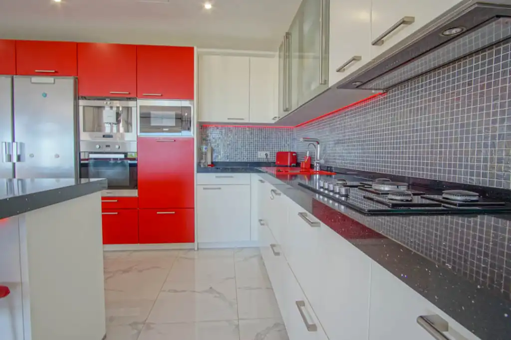 Küche von Haus oder Chalet zum Verkauf in La Nucia mit Terrasse, Fernseher und Balkon