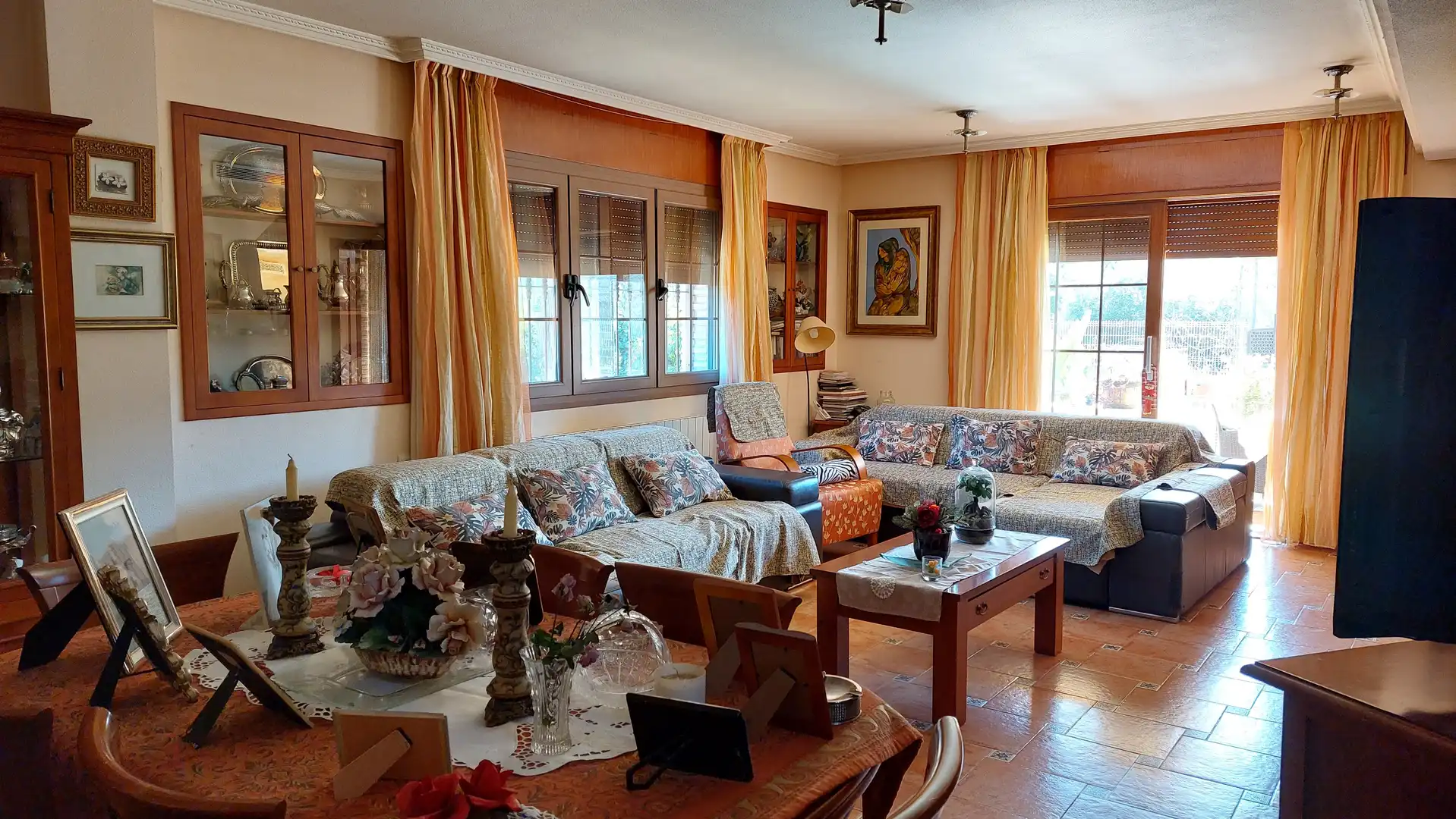 Sala d'estar de Casa o xalet en venda en Murcia amb Aire condicionat, Calefacció i Terrassa