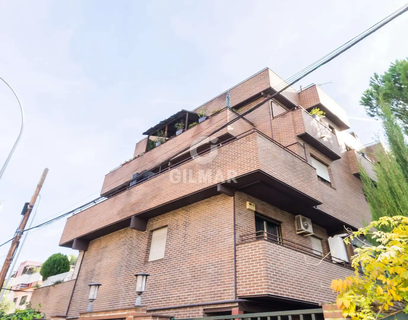 Vista exterior de Estudio en venta en Madrid con Calefacción, Jardín privado y Piscina