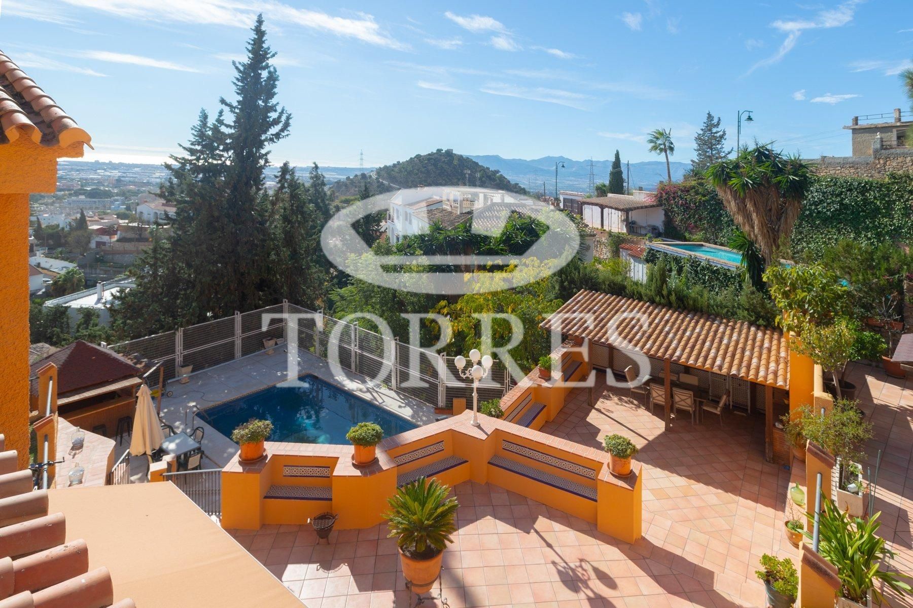 Vista exterior de Casa o chalet en venta en Málaga Capital con Aire acondicionado, Jardín privado y Terraza