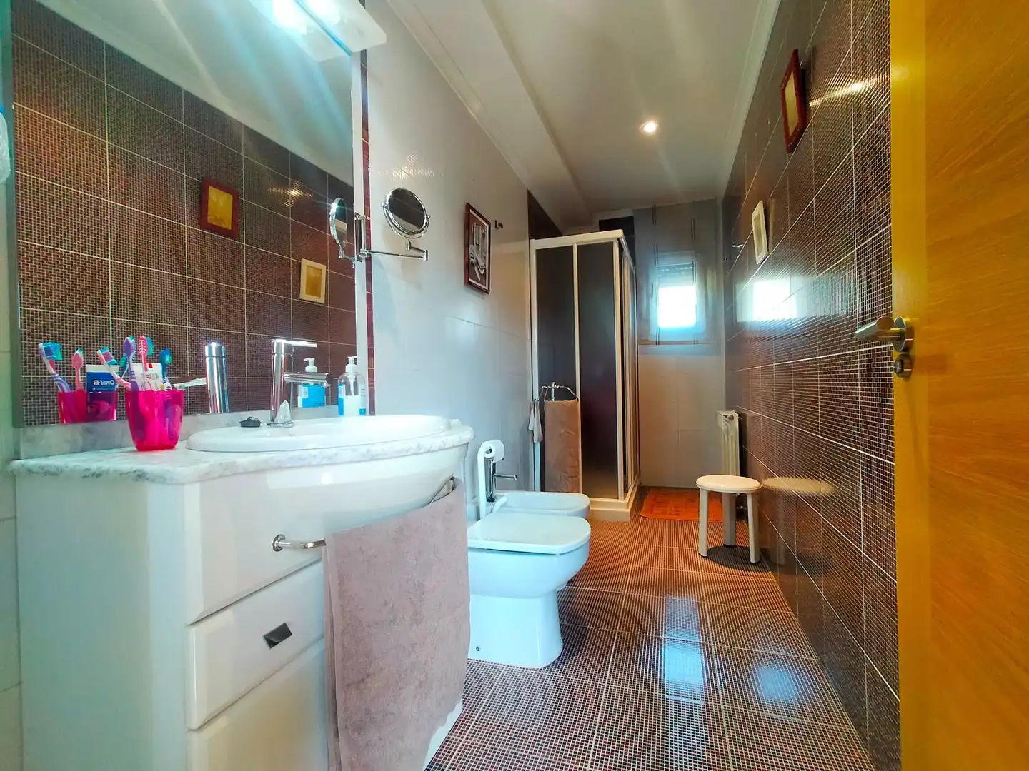 Bathroom of Flat for sale in Pravia  with Heating, Terrace and Furnished