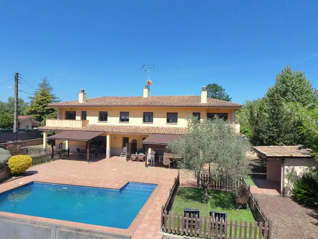 Villa con terrazza in vendita a Caldes de Malavella
