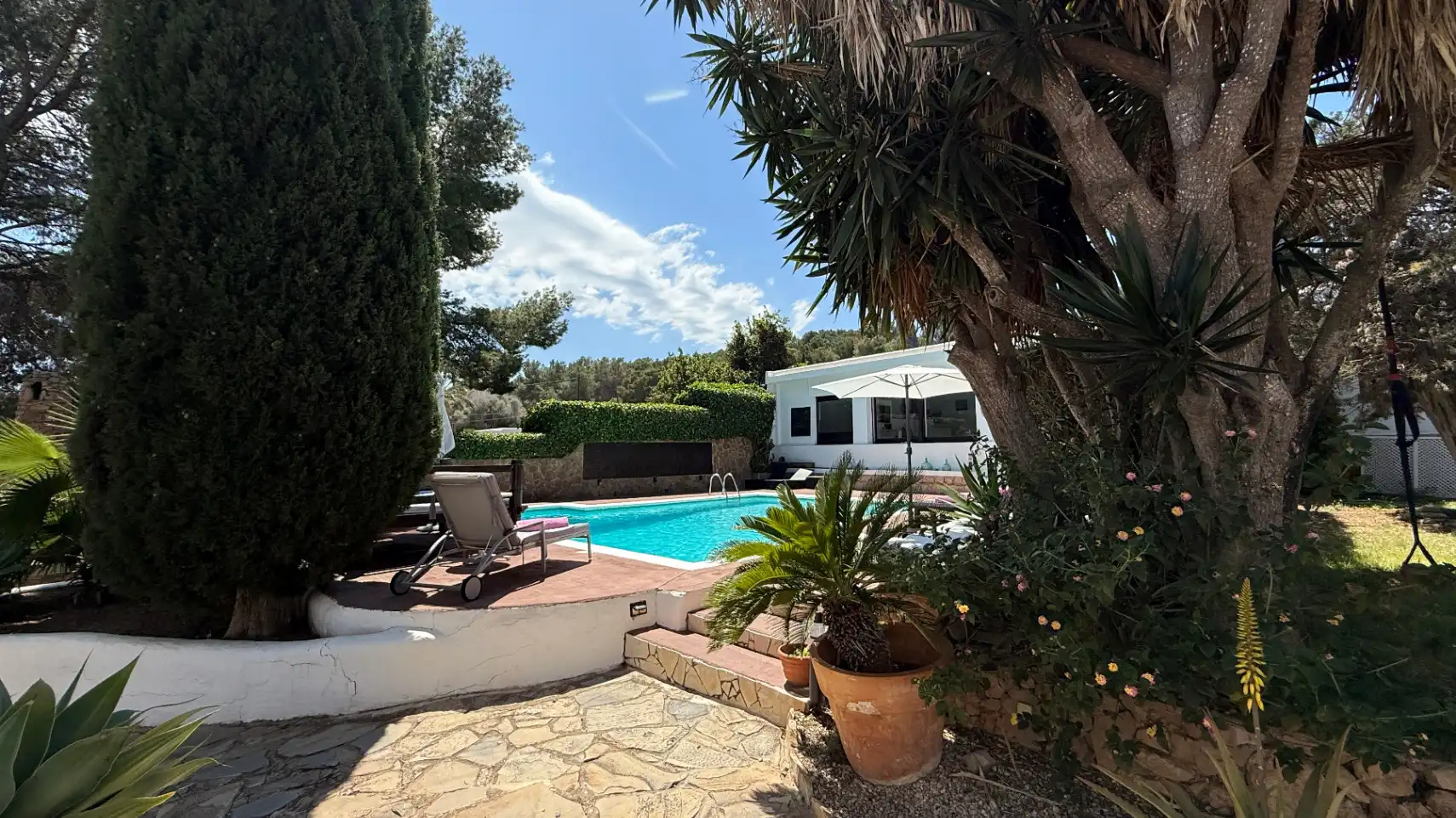Garden of Houses for sale in Sant Antoni de Portmany  with Air Conditioner, Heating and Private garden