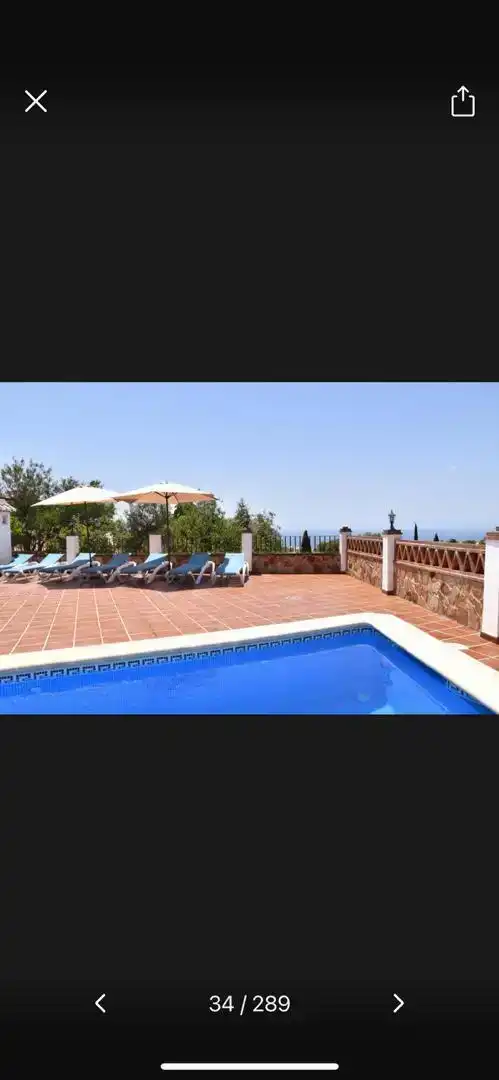 Schwimmbecken von Wohnung zur Miete in Frigiliana