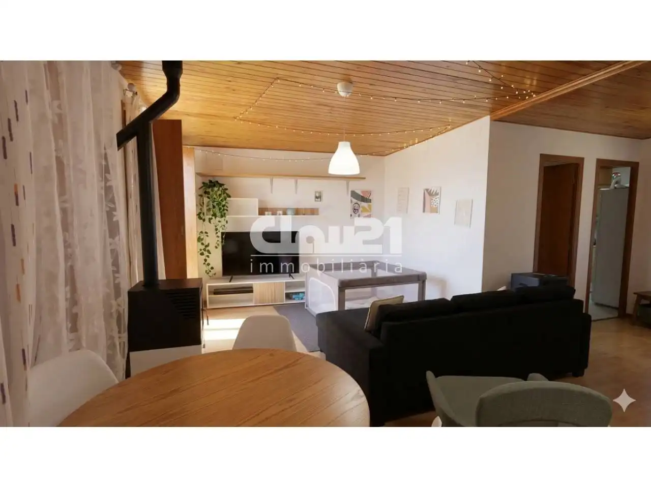 Sala de estar de Piso en venta en Berga con Calefacción, Parquet y Terraza