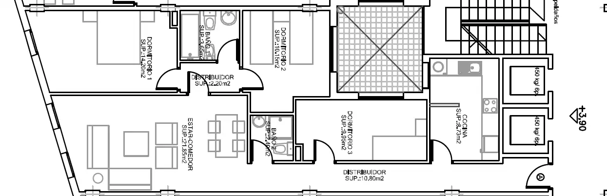 Wohnung zum Verkauf in Fuente Álamo de Murcia mit Abstellraum
